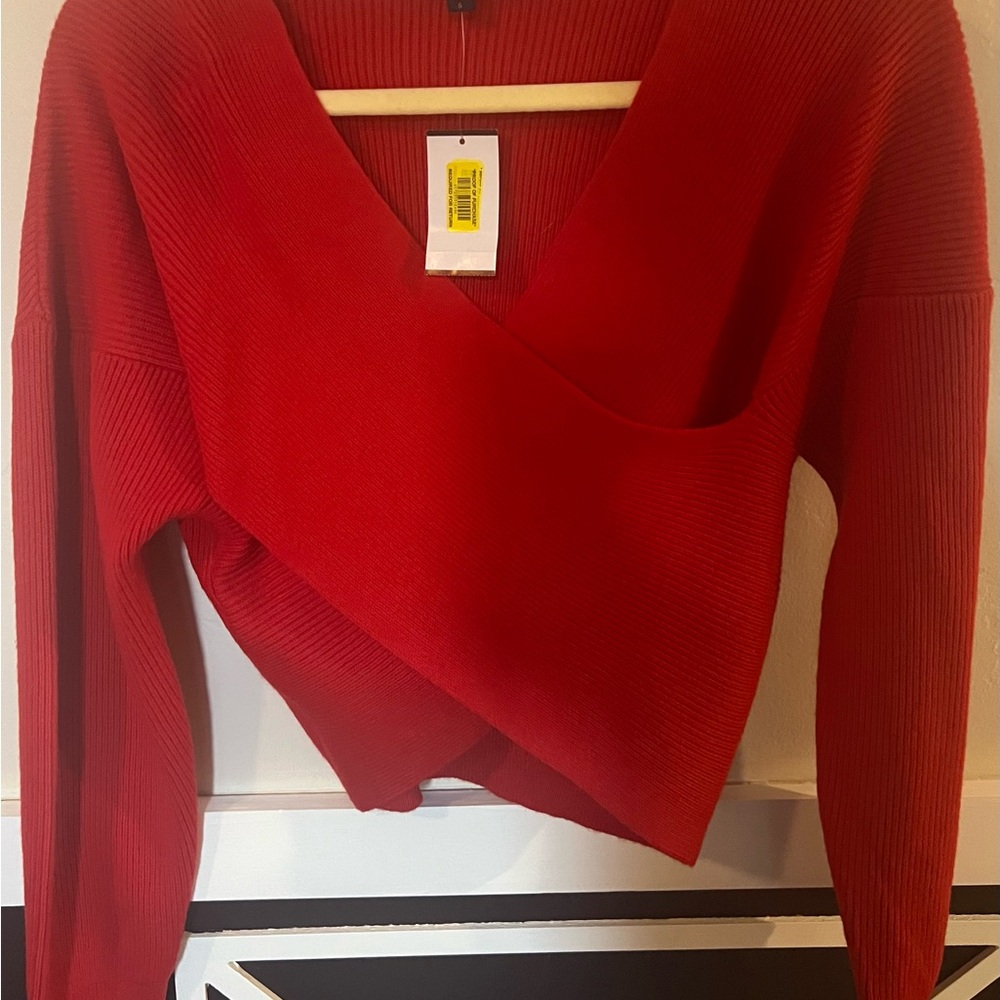 Chic Red Women's Sweater